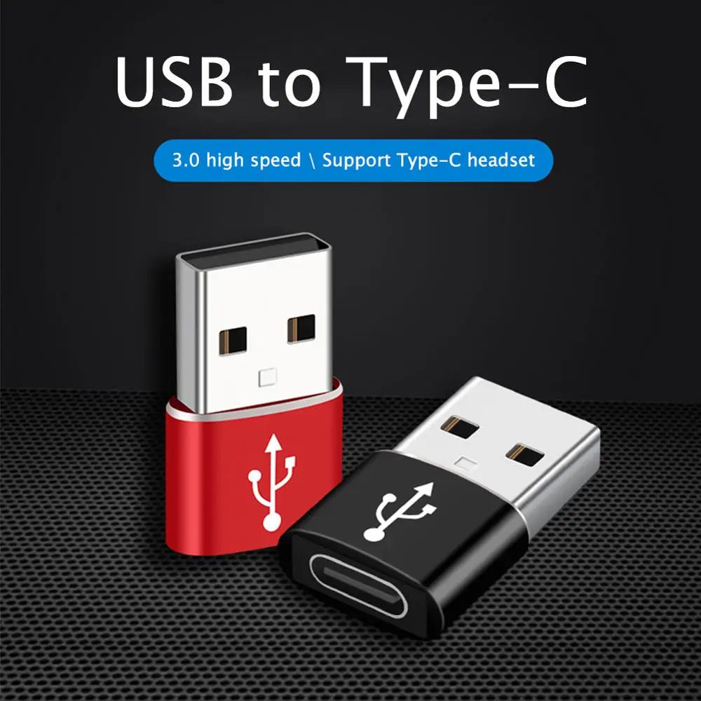 USB 3.0 Type-A to USB-C Female Adapter | Charge & Data Sync