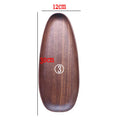 Irregular Oval Acacia Wood Serving Tray – Fruit & Dessert Plate Wood Serving Tray Oasis Select 3