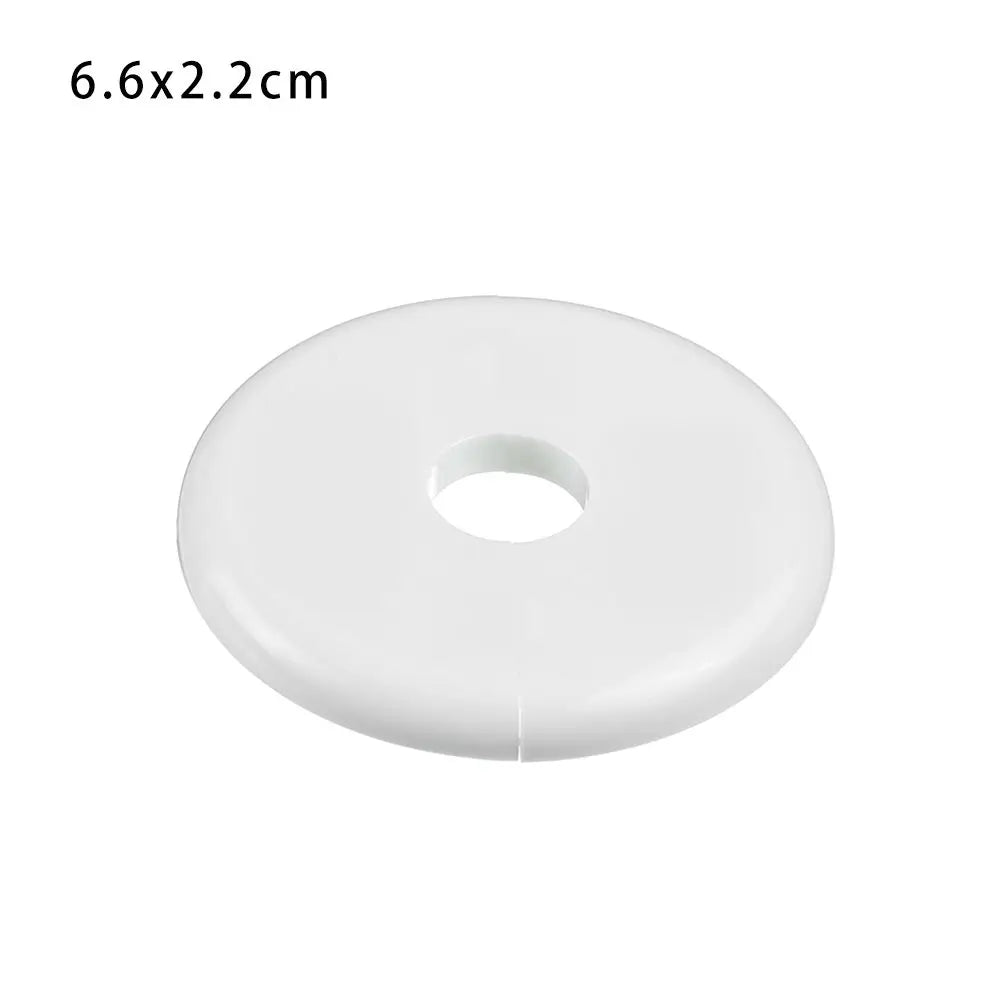 86Type ABS Wall Wire Hole Cover Air-conditioning Dust Pipe Plug Reserved Drill Hole Panel Decor Office Desk Hole Cap Hardware Oasis Select 6.6x2.2cm