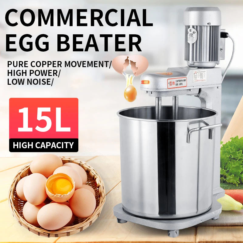LZHZXY JD-15 15L Commercial Stand Mixer 200W | Stainless Steel