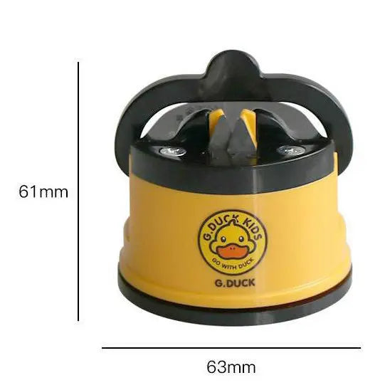 Little yellow duck multifunctional knife sharpening artifact suction cup kitchen fast and simple knife sharpening stone Oasis Select Small yellow duck M