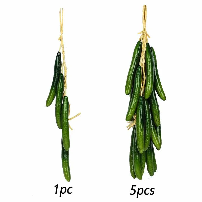 Artificial Simulation Food Vegetables Fake Chili Pepper Fruits Grapes