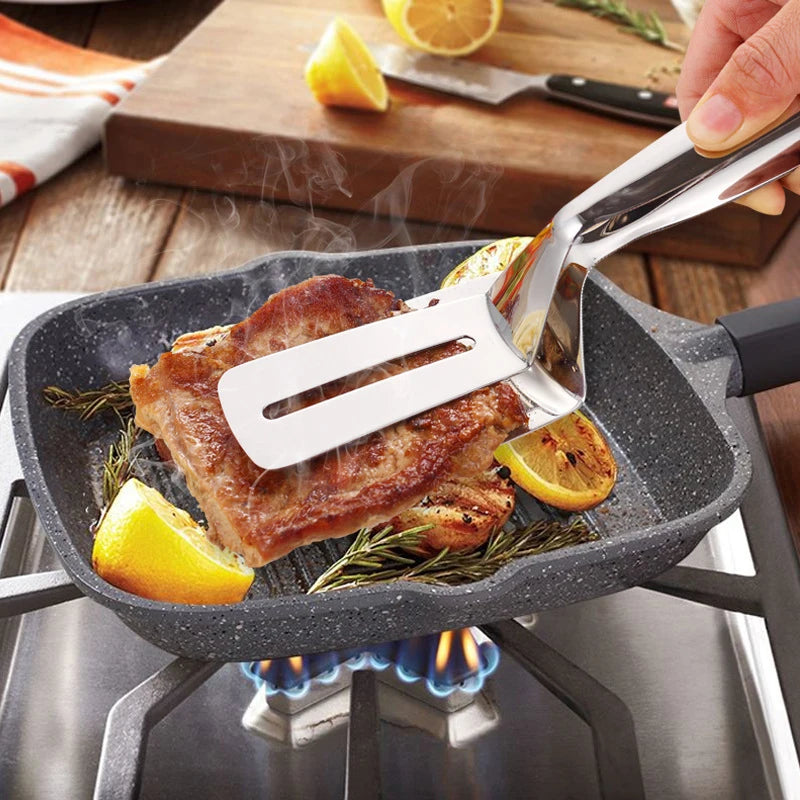 Stainless Steel BBQ Tongs – Multifunctional Cooking Clamp BBQ Cooking Tongs Oasis Select