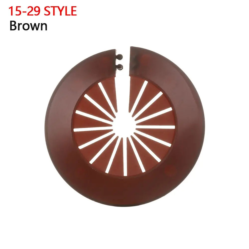 Water Pipe Cover Pipe Collar Decorative Angle Valve Radiator Pipe Covers Pipe For Kitchen Wall Ducts Faucet Accessory Oasis Select Brown 15-29 Style China Mainland
