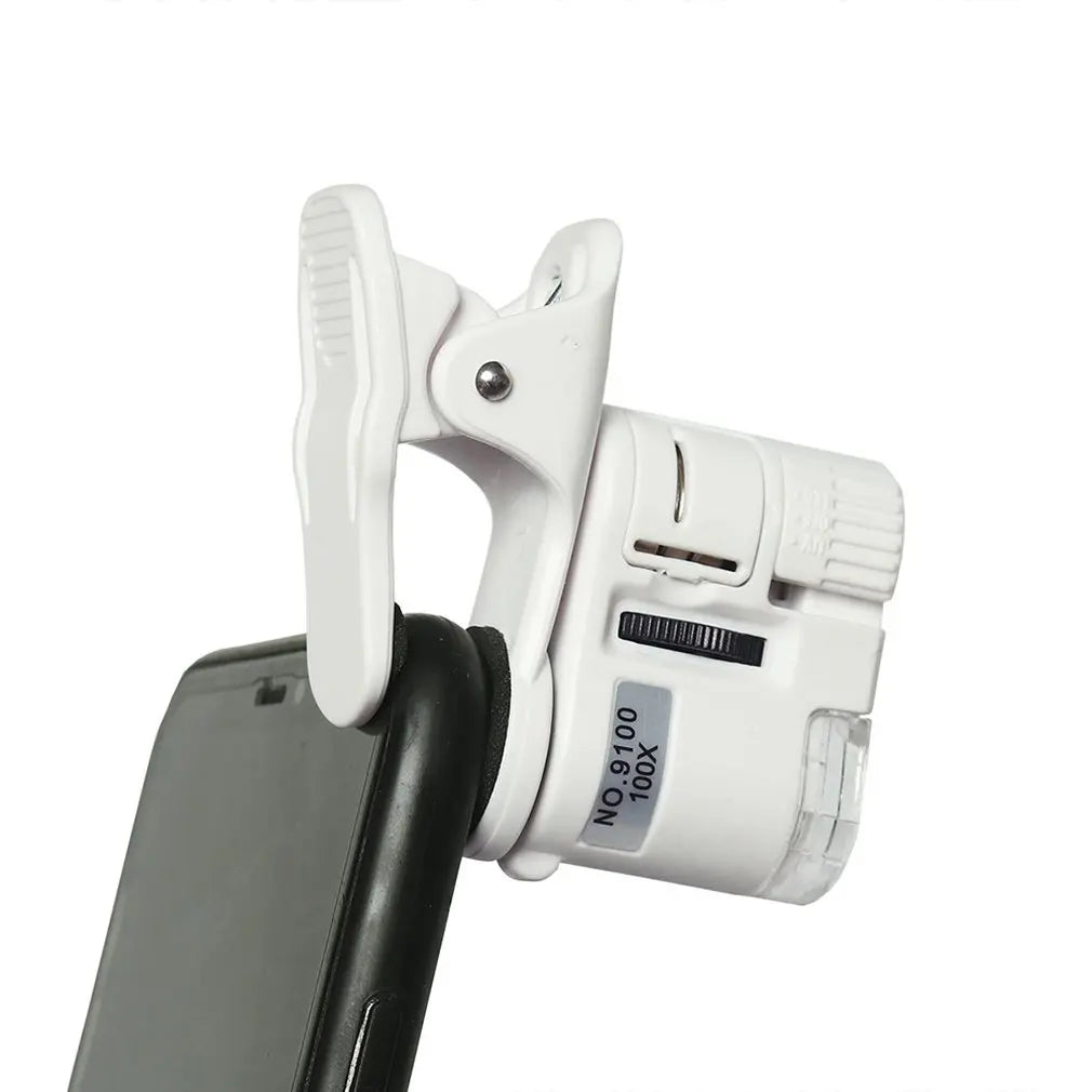 Magnifier 100X Mini Microscope Mobile Phone High-Definition Antique Jewelry Jade Identification Anti-Counterfeiting Oasis Select