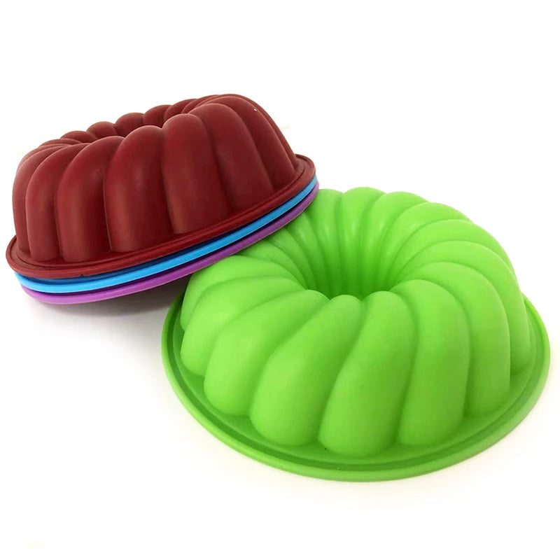 Swirl 3D Mini Muffin Silicone Mold – Cupcake & Cake Baking Pan Silicone Baking Mold Oasis Select