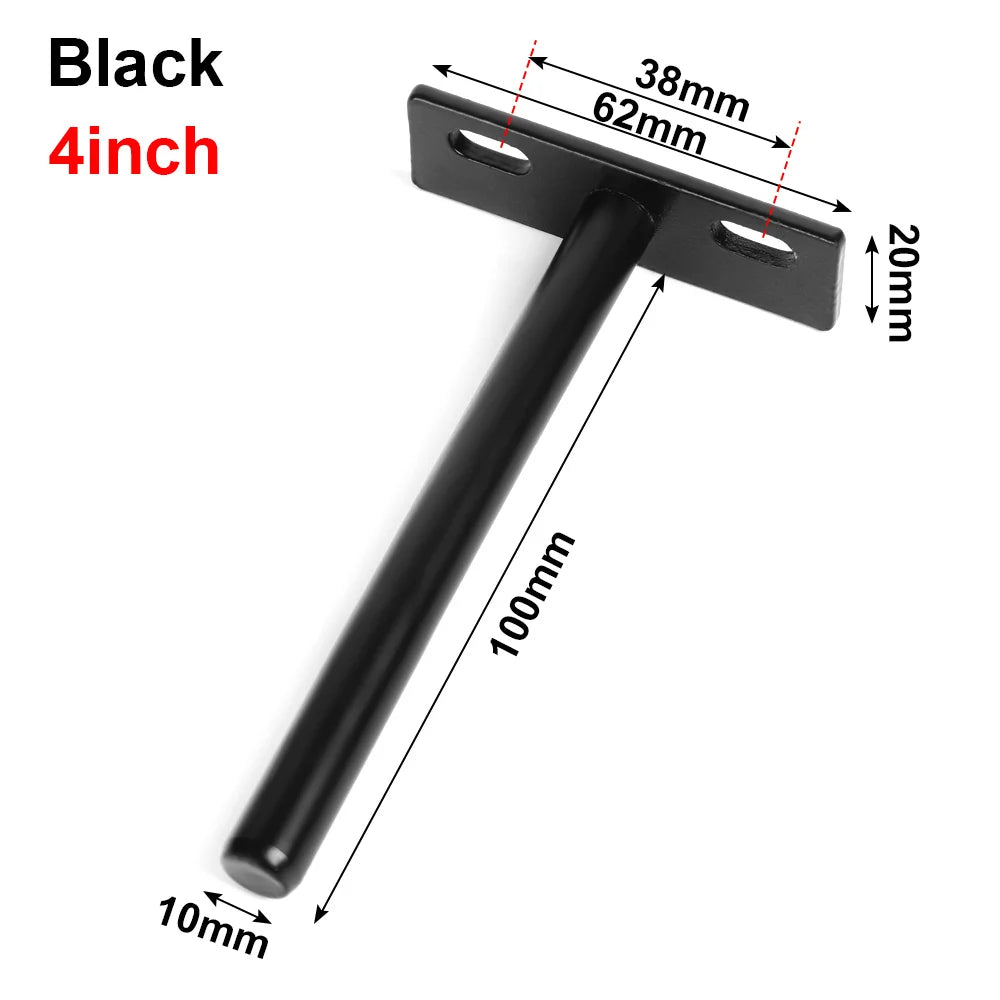 Durable Table Heavy Duty Shelf Bracket Wall Shelf Support Metal Wall Mount Shelf Storage Rack Bench Board Furniture Hardware Oasis Select D-10cm