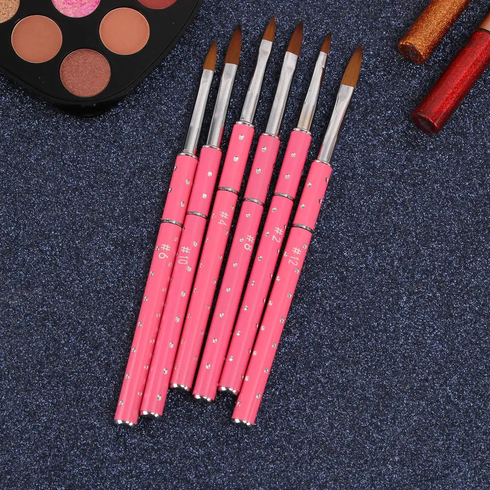 Kolinsky Sable Nail Art Brush – Metal Handle UV Gel & Acrylic