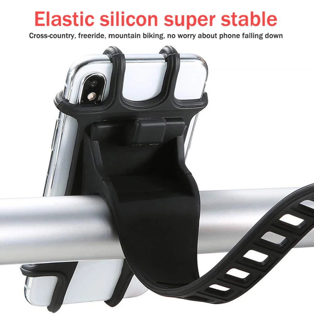 Universal Silicone Phone Mount for Stroller, Pram & Bicycle