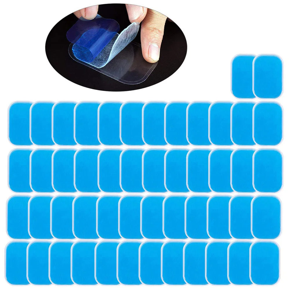 50PCS EMS Gel Pads Replacement Pads ABS Abdominal Stimulator Accessories Ab Trainer Muscle Toner Toning Belt Gel Sheets Oasis Select Default Title