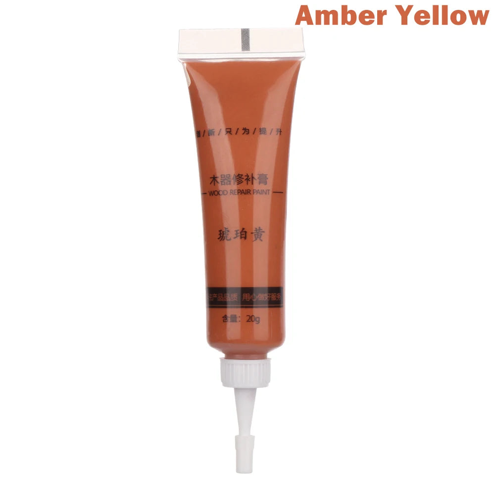 Marker Pen Cream Wax Repair Polymer Resin For DIY Wood cratch Filler Remover Wooden Furniture Touch Up Tool Fast Repair Oasis Select Amber Yellow