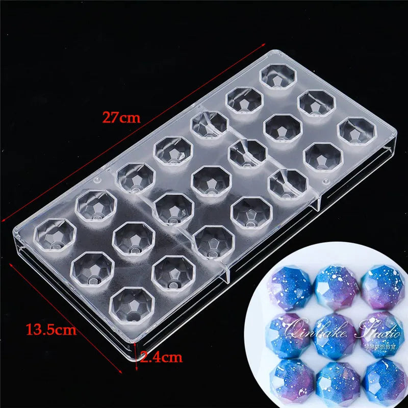 3D Chocolate Bar Molds Polycarbonate Tray for Plastic Moldes Para Solid Chocolate Moulds Form Bakery Baking Mold Pastry Tools Oasis Select Prismatic
