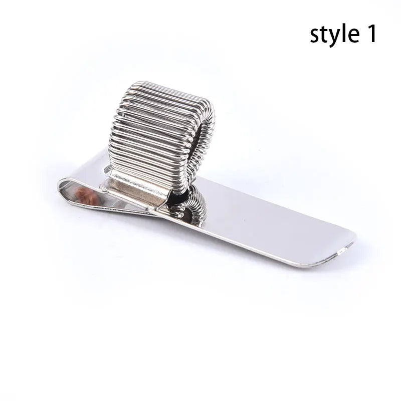 Metal Spring Pen Holder Pocket Clip – 1/2/3 Holes