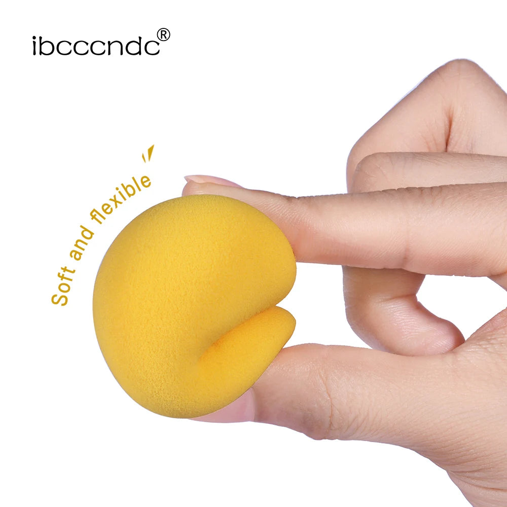 Mango Makeup Egg Sponge BB Cream Hydrophilic Beauty Egg Wholesale Puff Wet Dry Dual Use Face Foundation Powder Gourd Cosmetic Oasis Select
