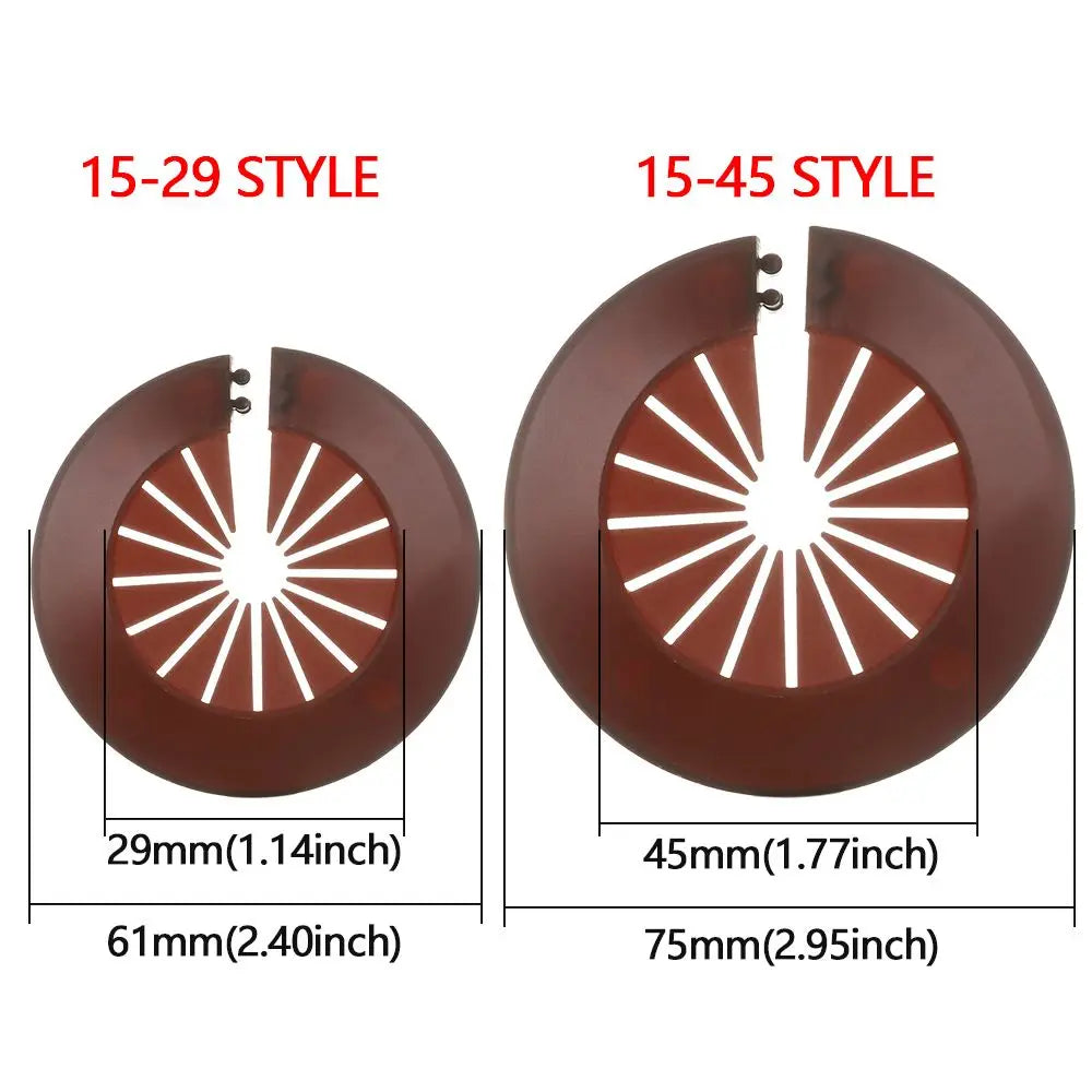 Water Pipe Cover Pipe Collar Decorative Angle Valve Radiator Pipe Covers Pipe For Kitchen Wall Ducts Faucet Accessory Oasis Select