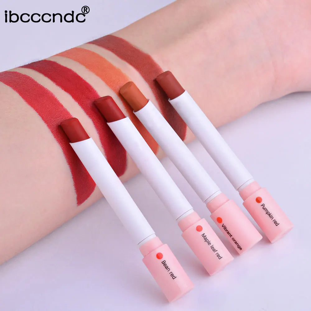 ibcccndc 4-Piece Matte Lipstick Set – Waterproof Long-Lasting