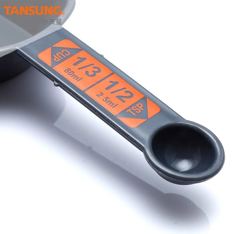 4PCS Multifunction Measuring Spoons and Measuring Cups Scoop with Scale for Coffee Making Kitchen Baking Measuring Kitchen Tool Oasis Select