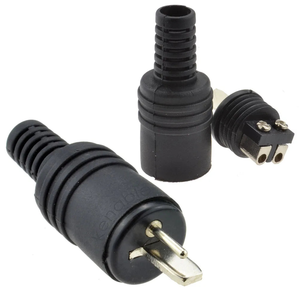 2 pcs 2 pin Black DIN Plug Speaker and HiFi Connector Screw Terminals Connector Power Audio Lamp Signal Plug Adapters Oasis Select 1