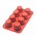8/18 Cavity Silicone Mold Canneles Bordelais Fluted Cake Mold Muffin Cupcake Baking Tray Dessert Pastry Cake Decorating Tools Oasis Select 8 cups