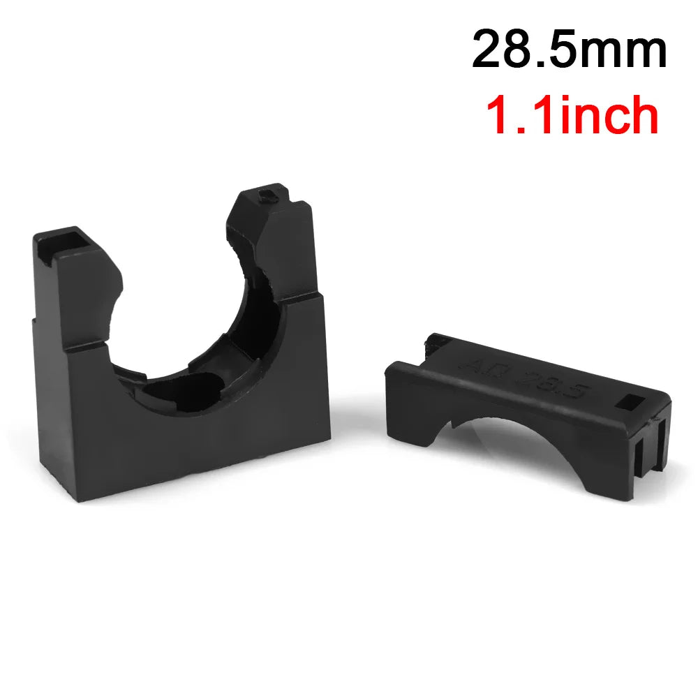 5Pcs 10-28mm PVC Pipe Clamps Wire Cable Fixing Holder Organizer Water Pipe Support Bellows Hose Hoop Buckle Electrical Fittings Oasis Select 28.5mm