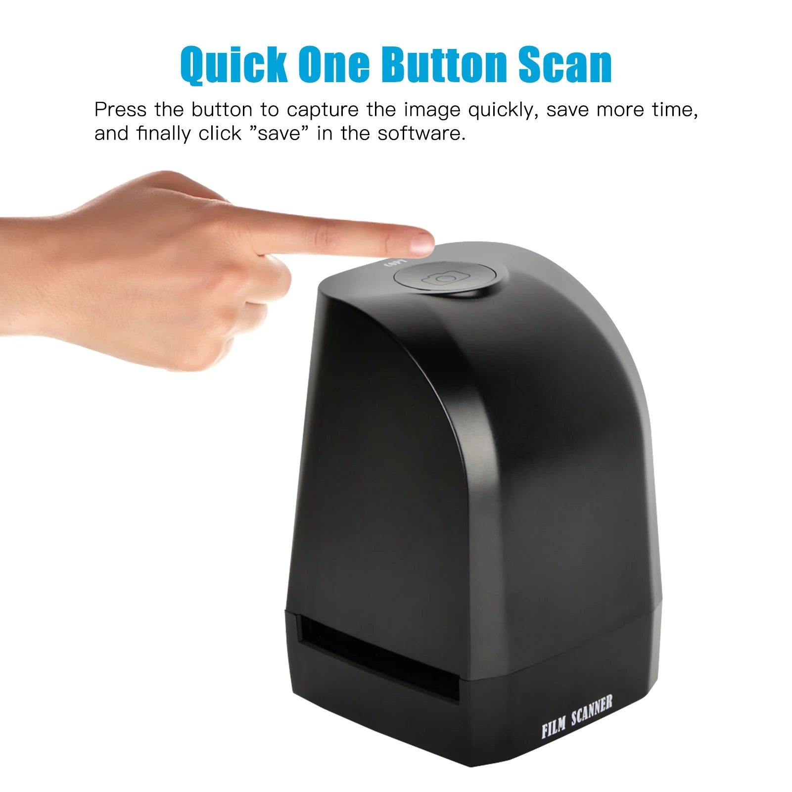 135 Film Slide Scanner Converter Portable Negative Film Scanner 8 Megapixel CMOS Convert 35mm/135mm Slides to Digital JPEG Photo Oasis Select