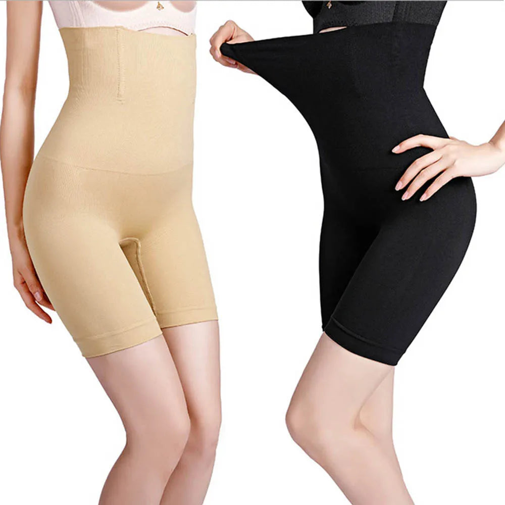 Women Shaper Yoga Shorts High Waist Body Shaper Underwear Slimming Shapewear Tummy Control Knickers Panty Seamless Boyshort Oasis Select