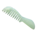 Natural Jade Stone Massage Comb Jade Scraping Comb Massage Head Soothing Nerve Jade Massage Comb Hair Care Tools Random Color Oasis Select Random Color United States