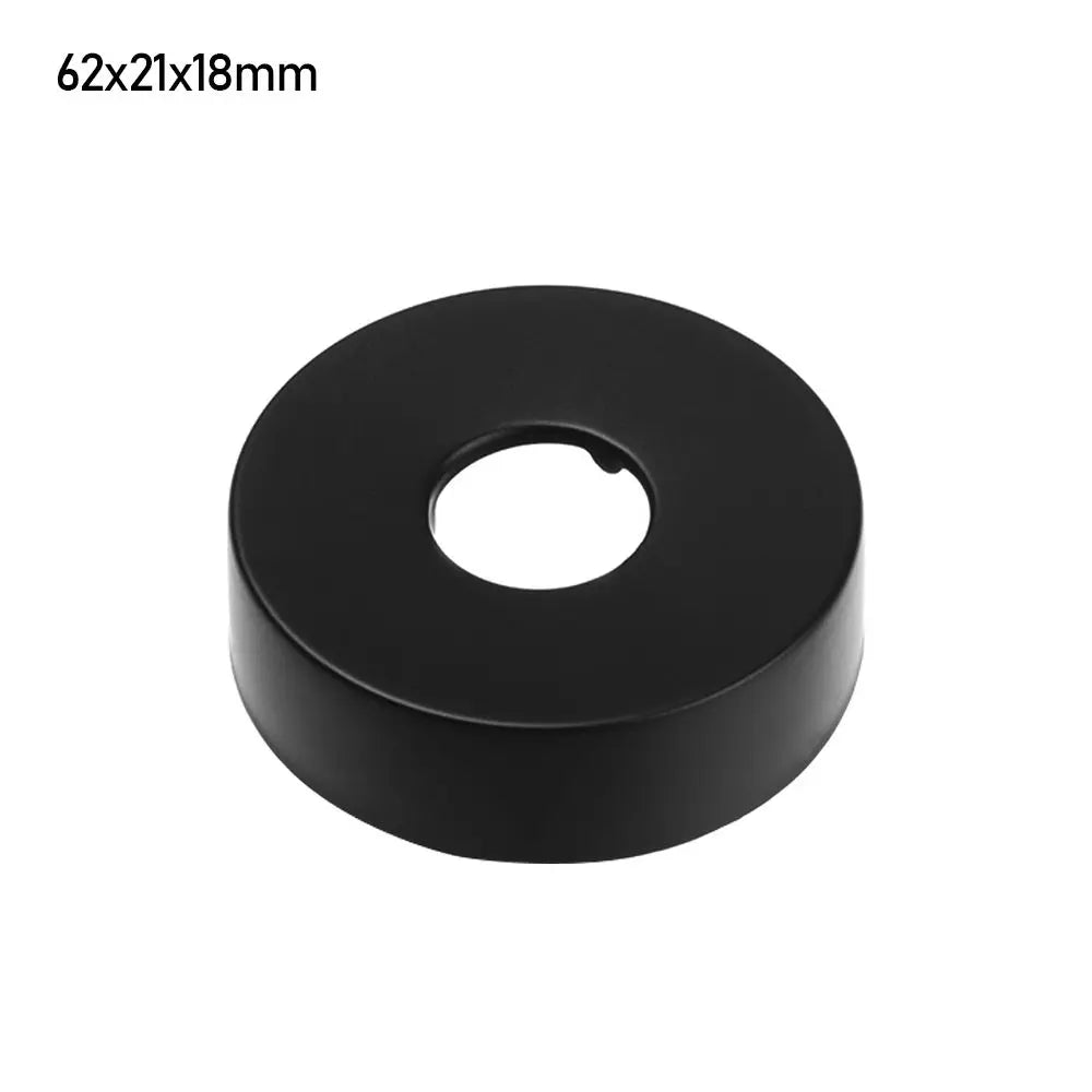 Black Stainless Steel Water Pipe Wall Covers Shower Chrome Finish