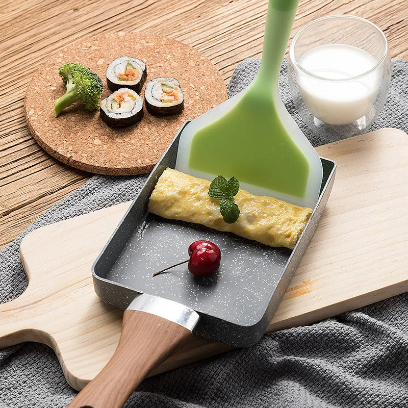 CHANSUNRUN Non-Stick Omelet Pan – Induction & Gas Griddle Non-Stick Omelet Pan Oasis Select