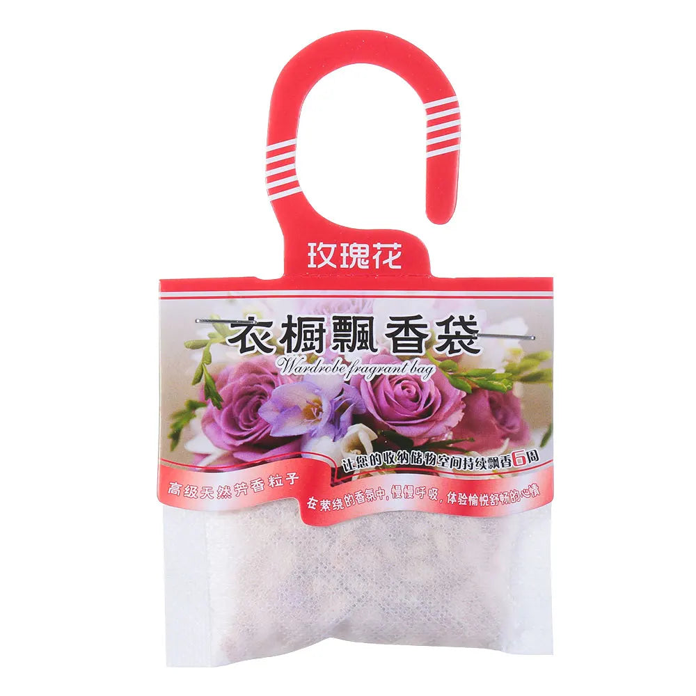 Natural Fragrances Hanging Spices Bag Wardrobe Deodorizing Paper Sachets Aromatherapy Bag Cabinet Air Fresheners Oasis Select rose1