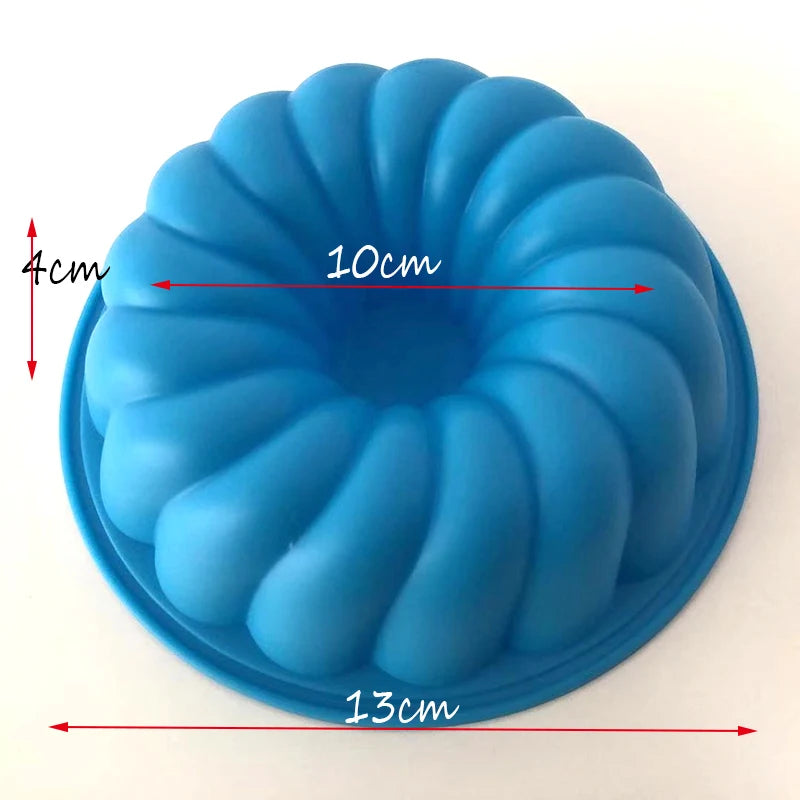 Swirl 3D Silicone Mini Muffin & Cupcake Baking Mold Pan Silicone Baking Mold Oasis Select