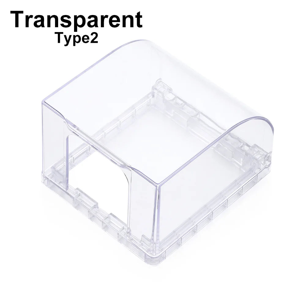 86 Type Waterproof Socket Cover | Self-Adhesive Wall Switch Box