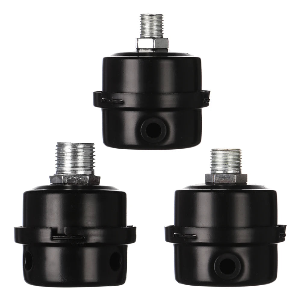 12.5mm 16mm 20mm Air Filter Air Compressor Spare Parts Metal Intake Filter Squelch Muffler 1/2 '' 5/8 "3/4 '' Thread M12 Oasis Select