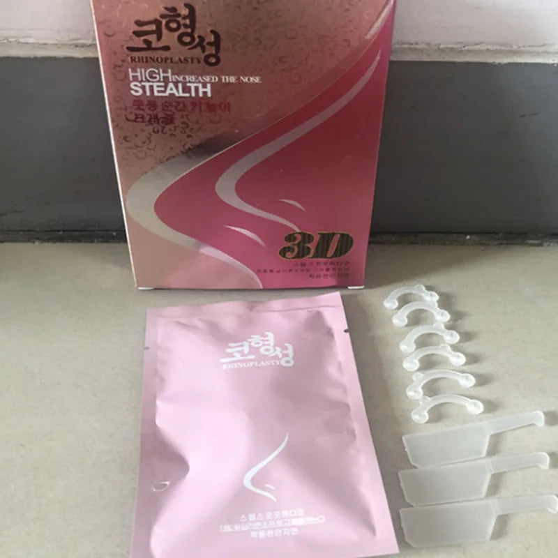 Nose Shaper Lifting Clips – 2 Sets, 3 Sizes | Silicone & Acrylic