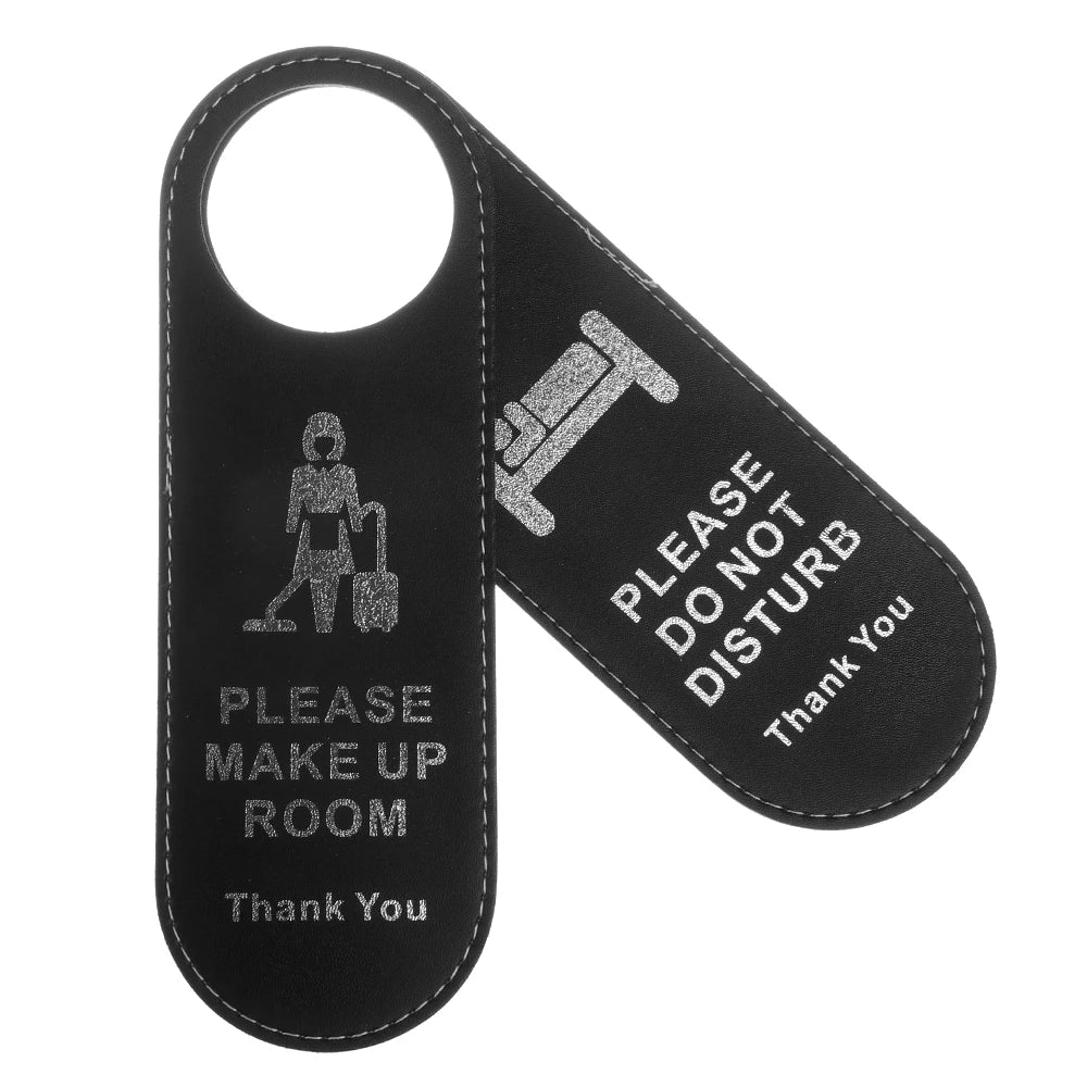 Double-Sided Door Hanger Sign – Do Not Disturb & Make Up Room