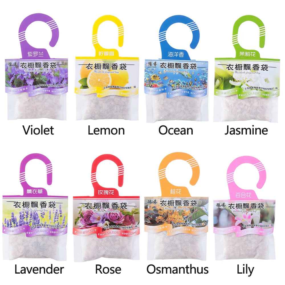 Natural Fragrances Hanging Spices Bag Wardrobe Deodorizing Paper Sachets Aromatherapy Bag Cabinet Air Fresheners Oasis Select