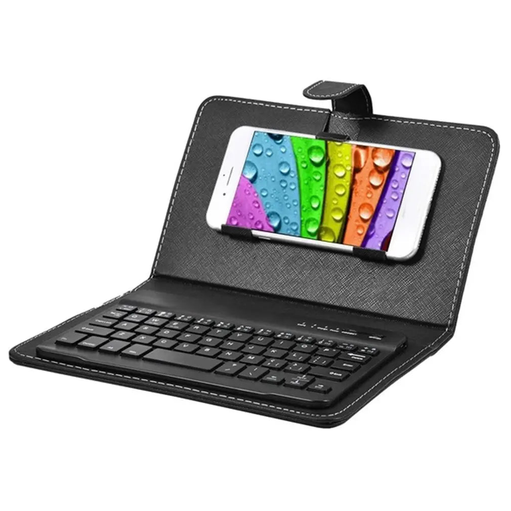 Wireless Bluetooth Keyboard For Iphone Huawei Xiaomi Tablet Mini Keyboard Mobile Phone Gaming Keyboard PU Case Support Oasis Select