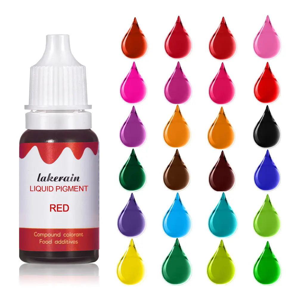10ml Lip Gloss Liquid Pigment Flavor Essence Oil Drop for Clear Lip Gloss Base Gel Lip Glaze Odorless Moisturizing Lipgloss Base Oasis Select