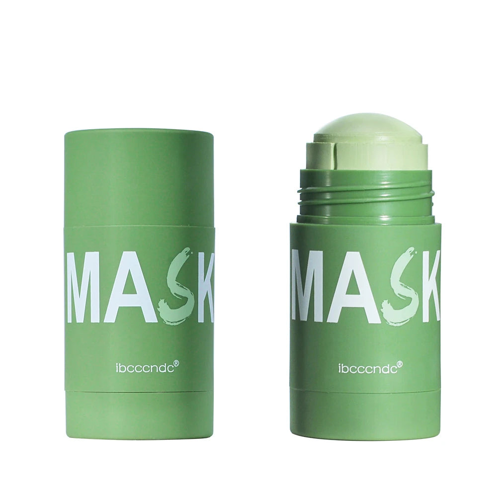 Face Clean Mask Green Tea Cleansing Stick Mask Shrink pores Deep Blackhead Remover facial Cleansing Moisturizing Mask 40g Oasis Select 40g