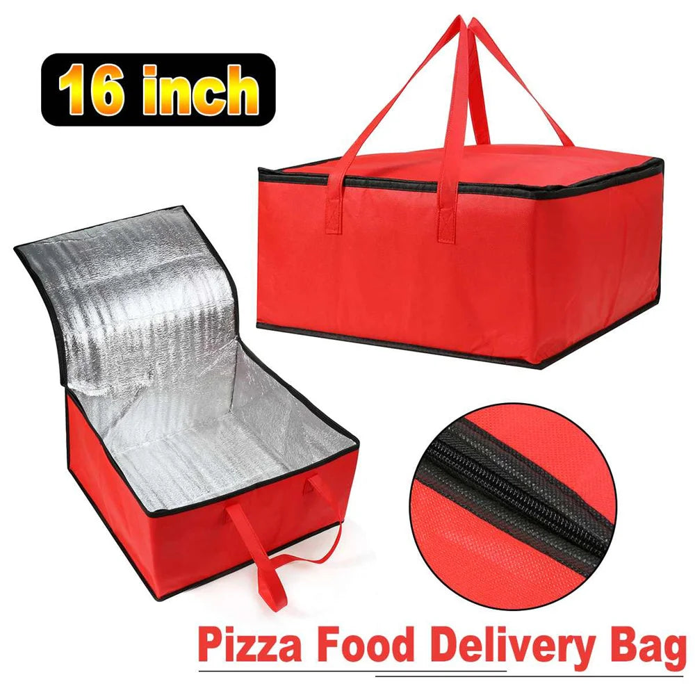 Waterproof Insulated Bag Cooler Folding Picnic Basket Ice Pack Drink Box Thermal Lunch Bag Portable Food Delivery Bag Pizza Bag Oasis Select