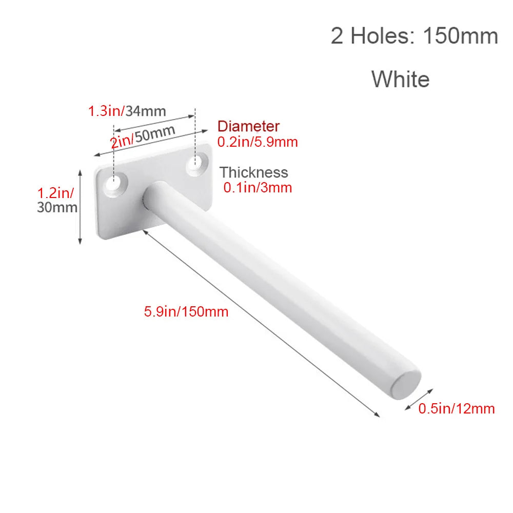 Durable Table Heavy Duty Shelf Bracket Wall Shelf Support Metal Wall Mount Shelf Storage Rack Bench Board Furniture Hardware Oasis Select F-15cm