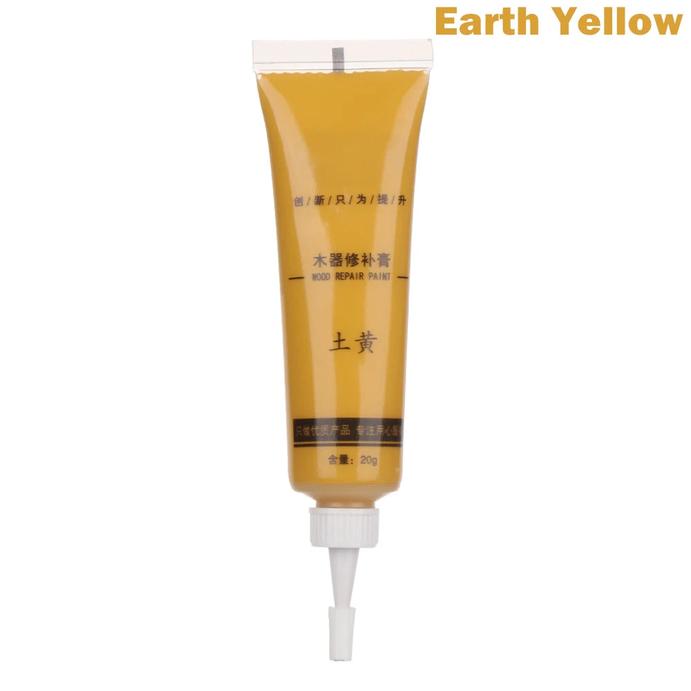 Marker Pen Cream Wax Repair Polymer Resin For DIY Wood cratch Filler Remover Wooden Furniture Touch Up Tool Fast Repair Oasis Select Earth Yellow