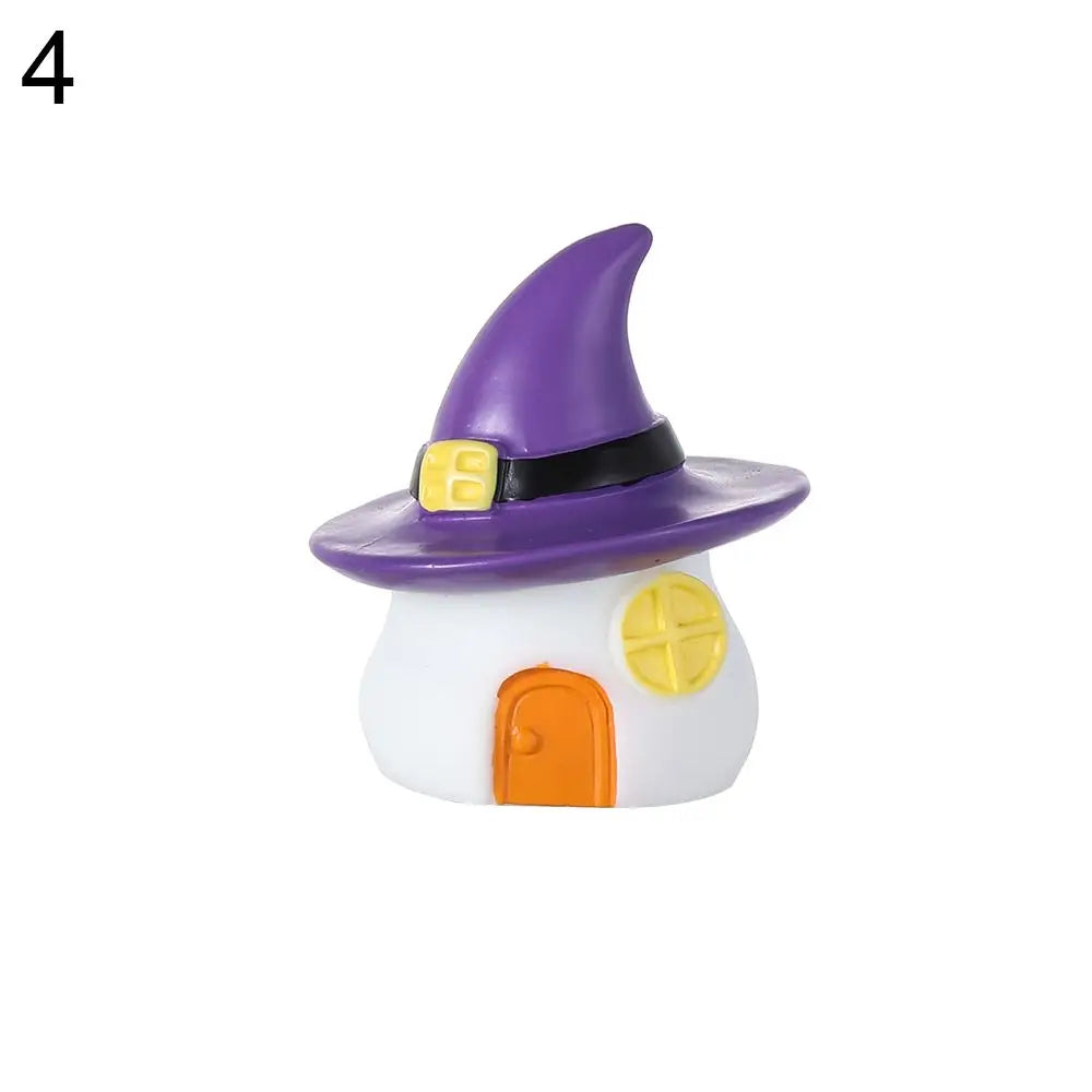 Halloween Pumpkin Ghost Vampire Micro Landscape Landscape Resin Craft Mini Fairy Garden Ornaments Home Decor Oasis Select 4