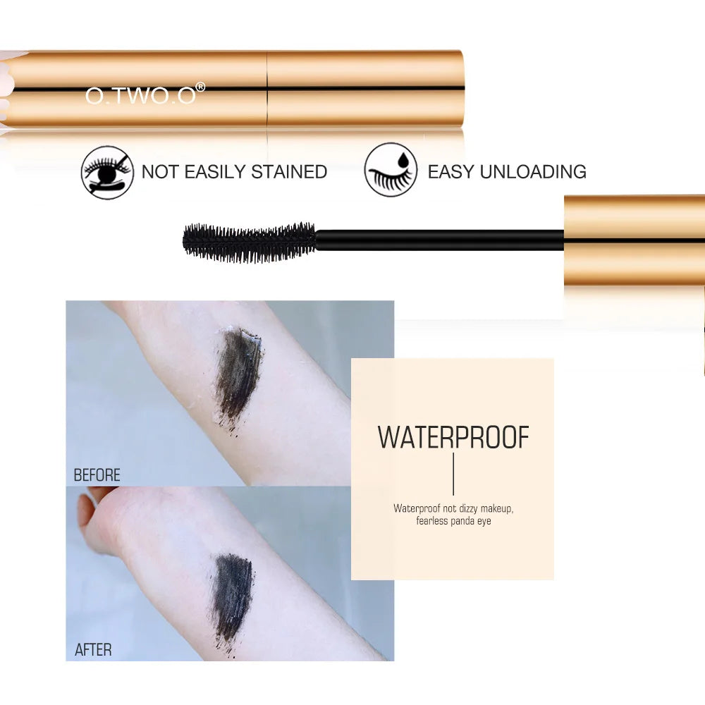 O.TWO.O 3D Lengthening Waterproof Mascara | Black Long-Wearing