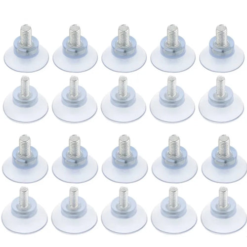 10pcs M6/M8 Screw Rubber Suction Cup with Screw Plastic Sucker Pad Holder Turn Nut Glass Table Tops Storage Tool Hooks Oasis Select