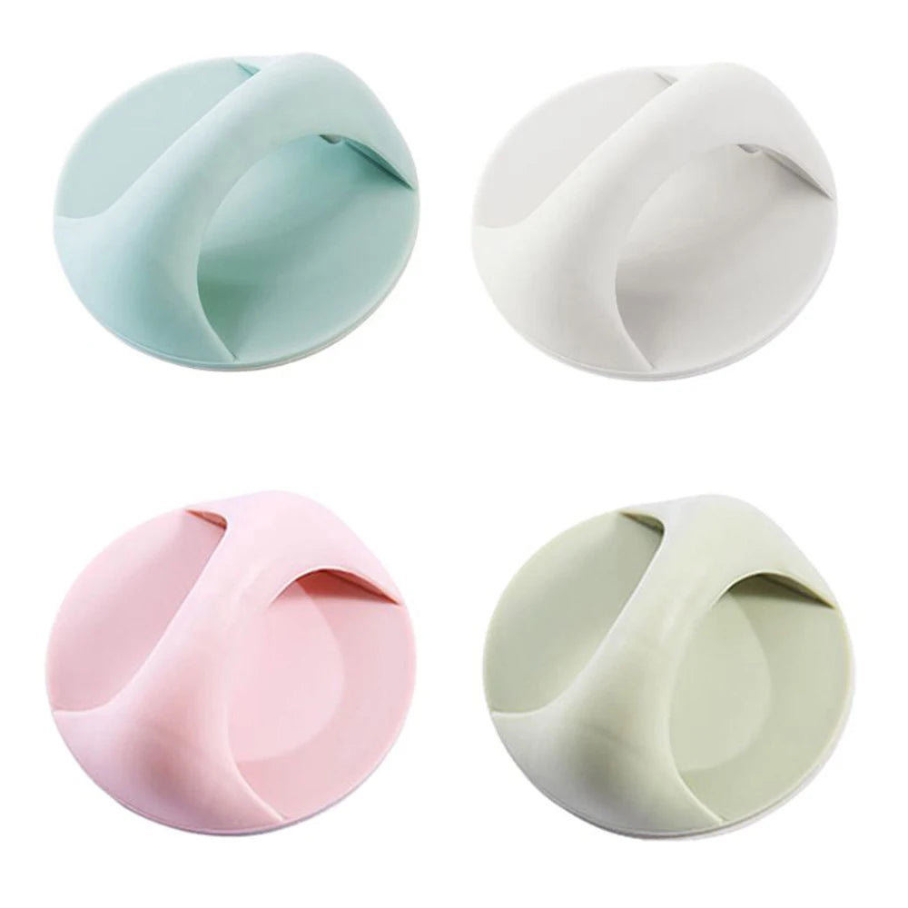 Round Auxiliary Knobs Cabinet Suction Cup Handle Window Sliding Door Self-adhesive Wardrobe Pulls Refrigerator Handle Oasis Select