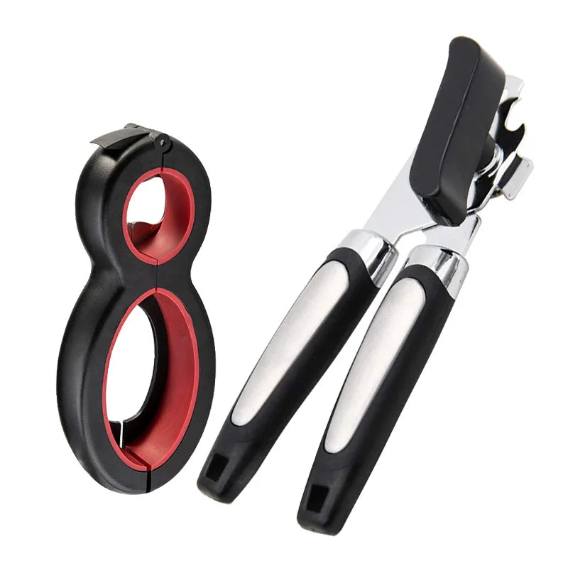 Stainless Steel Can & Bottle Opener Set – Multifunctional Kitchen Can & Bottle Opener Oasis Select A