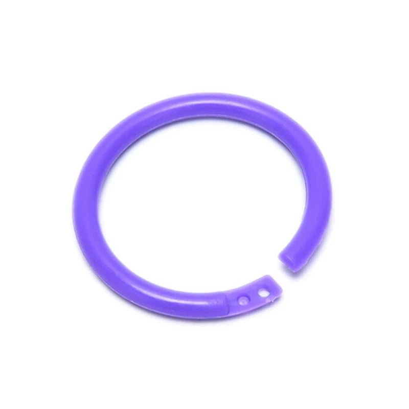 20Pcs 28mm Plastic Loose Leaf Binder Rings | DIY Notebook Albums