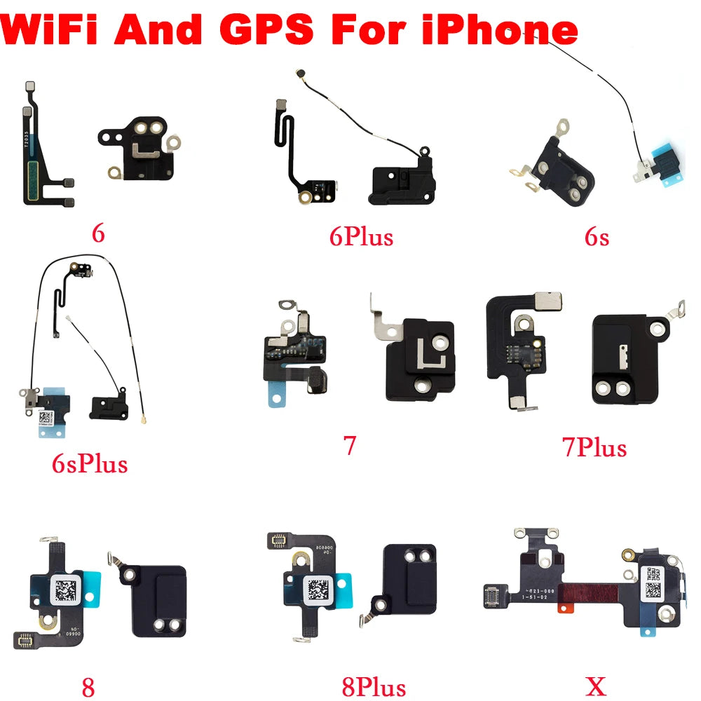 WiFi Antenna Flex Cable & GPS Cover for iPhone 6 7 8 X