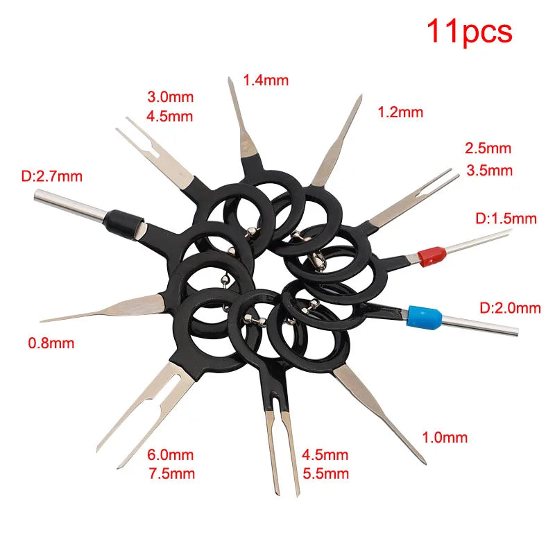 Automotive Terminal Removal Tool Kit – Wire Connector Extractor Terminal Removal Tool Kit Oasis Select 11pcs